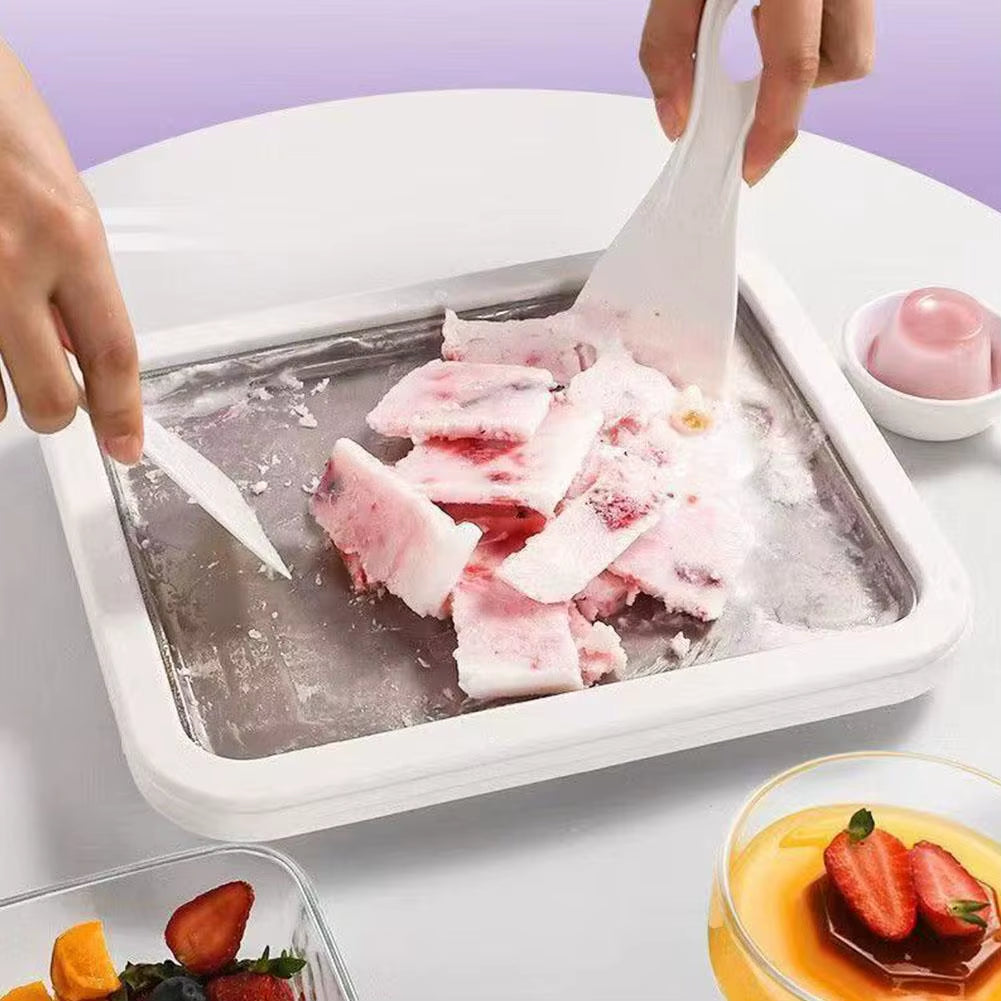 Ice cream maker pan
